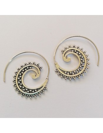 Pendientes étnicos. ref: PE14146 - Bisutería de India.