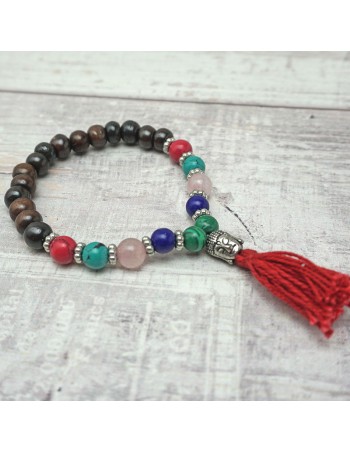 Pulsera de con cabeza de Buda. ref: PU14426