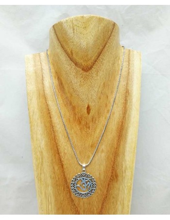 Colgante étnico símbolo om - Bisutería Tibetana. 2