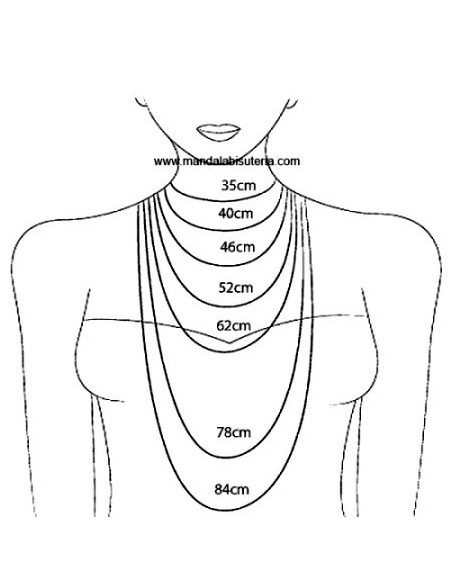 Colgante étnico símbolo om - Bisutería Tibetana.