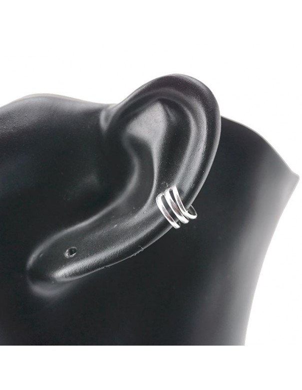 Piercing oreja liso 8mm. Ear cuffs.