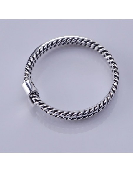 Anillo de plata tres alianzas- Joyería Étnica.