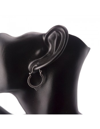 Aros de plata labrados-Joyería étnica. 2