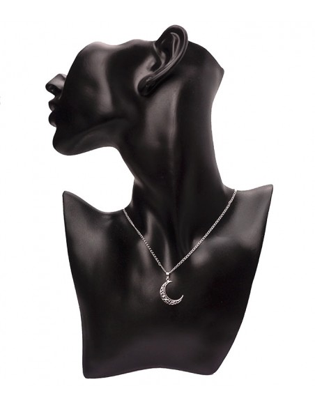 Colgante de plata media Luna- Joyería étnica. Colgante de plata media Luna- Joyería étnica.