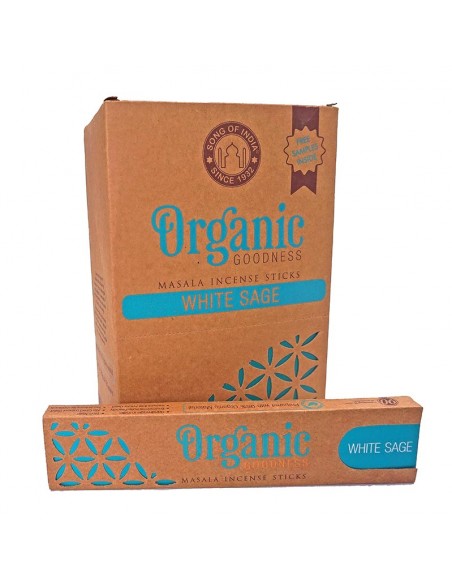 Incienso orgánico Salvia Blanca.