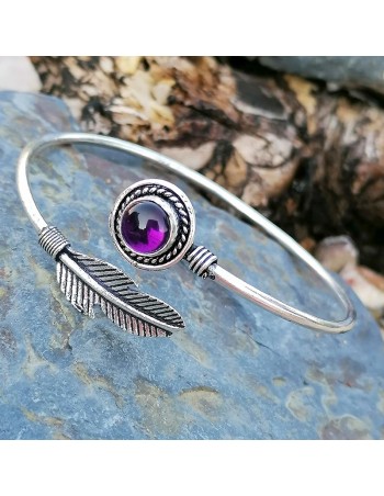 Pulsera con piedra natural. PU14115 - Bisutería de India.