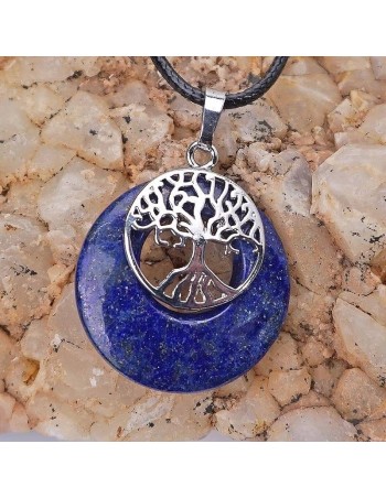 Colgante de lapislázuli con símbolo de Árbol de la Vida. 2