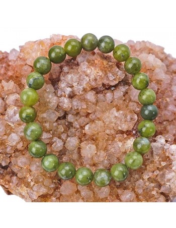 Pulsera de jade verde 8mm. 2