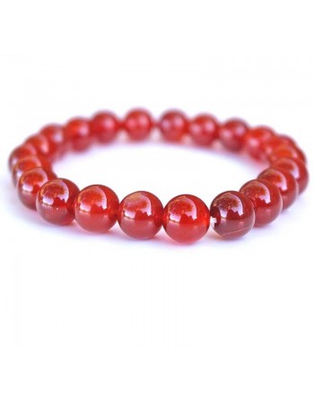 Pulsera de carneola, hecha con cuentas de carneola de gran calidad