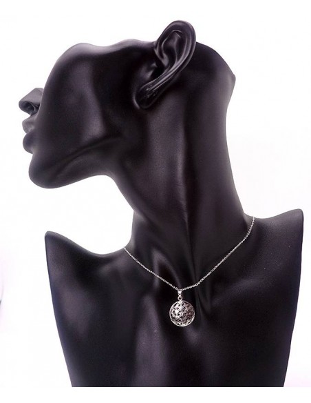 Colgante de plata flor de la vida-