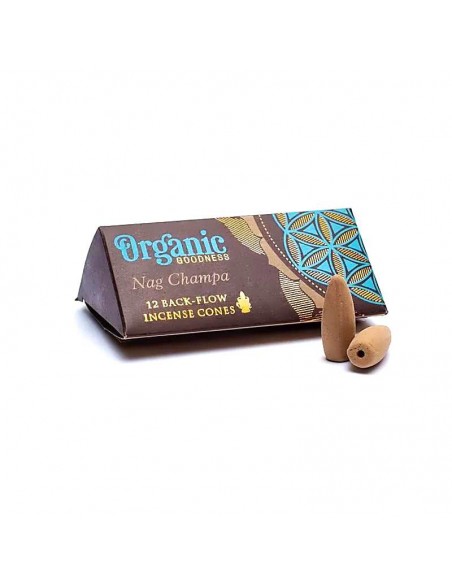 Nag Champa incienso en conos reflujo
