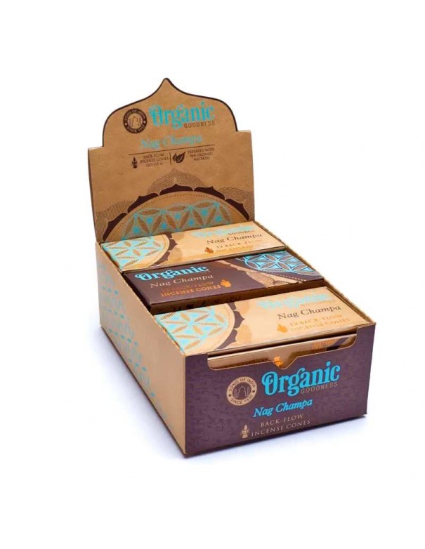 Nag Champa incienso en conos reflujo