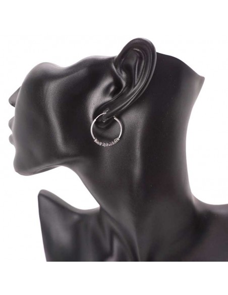 Aros plata Bali 20mm.