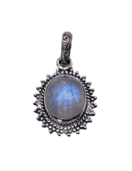 Colgante de plata y Piedra de Luna. Piedra natural.