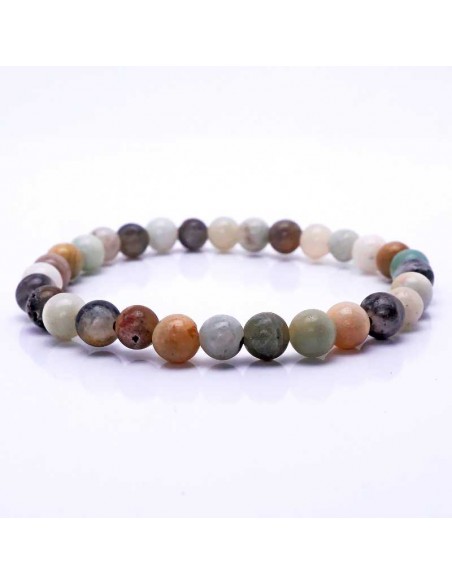 Pulsera de Amazonita: Elegancia Natural y Energía Positiva en una Joya Exclusiva