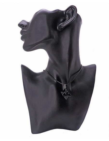 Colgante de Obsidiana con Símbolo Merkaba: Protección y Espiritualidad