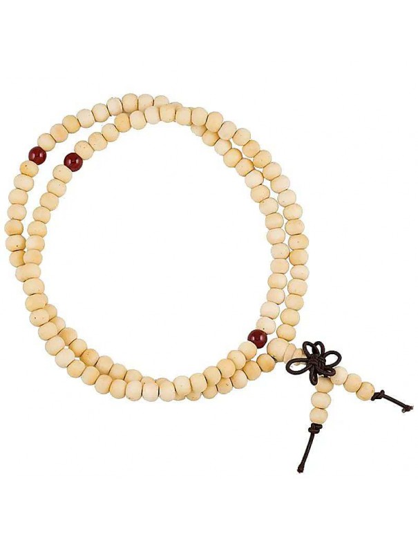 Japa Mala de Madera de 108 Cuentas - Accesorio Espiritual de Meditación