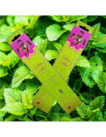 Incienso natural orgánico de salvia y melisa 2