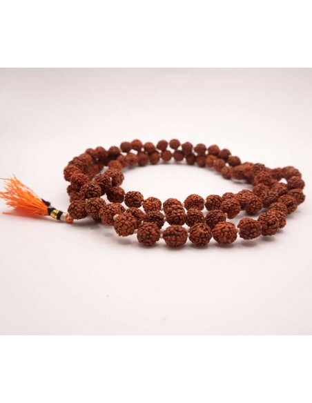 Japa Mala de Rudraksha con 108 cuentas.