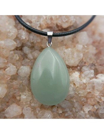 Colgante lágrima de aventurina verde: Despierta la armonía y el equilibrio 2