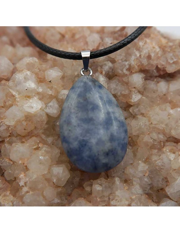 Colgante lágrima de sodalita: Despierta tu claridad mental