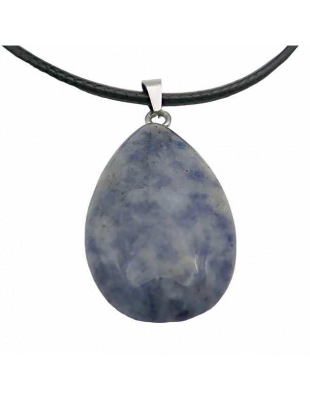 Colgante lágrima de sodalita: Despierta tu claridad mental