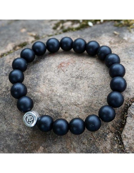 Pulsera Shaligram: Conecta con la energía espiritual del mantra Om