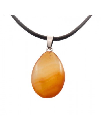 Colgante de Cornalina en Forma de Gota: Energía Vital y Protección 2
