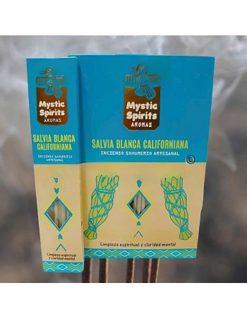 Incienso Artesanal de Salvia Blanca Californiana | Mystic Spirits