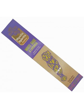 Incienso de Salvia Blanca y Lavanda: Purifica y Relaja tu Ambiente | Mystic Spirits 2