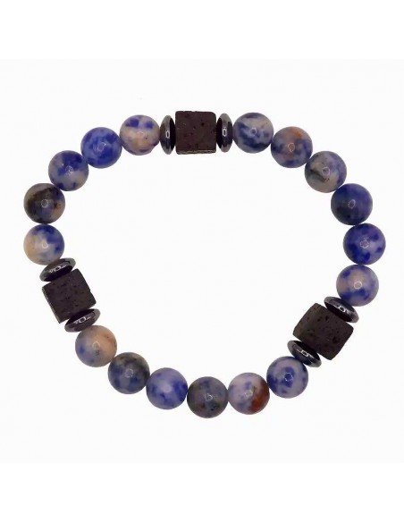 Pulsera de Sodalita para Hombre: Elegancia y Armonía