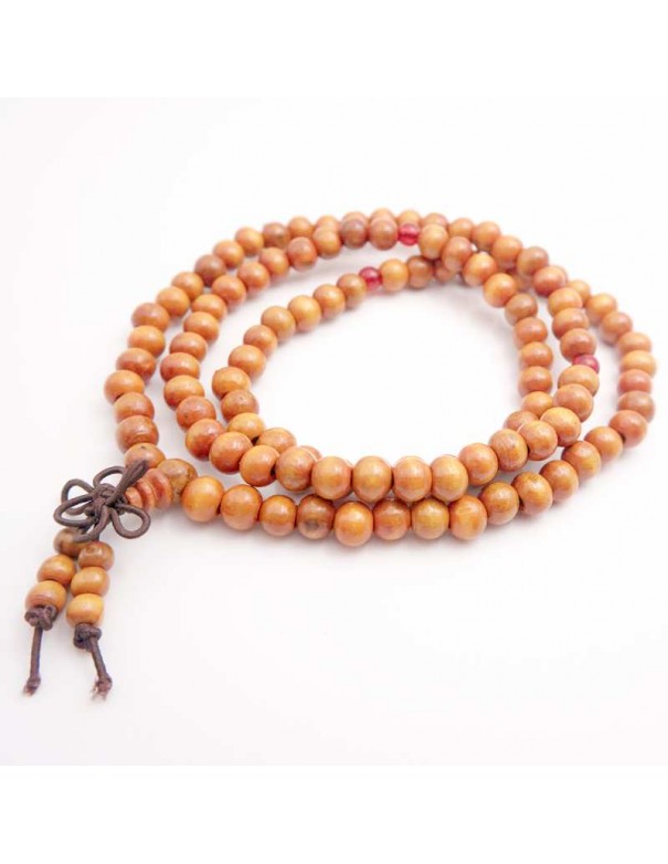 Japa mala con nudo tibetano Conecta con la tradición del budismo tibetano