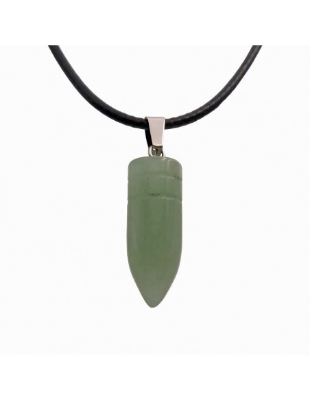 Colgante Péndulo de Cuarzo Verde: Armonía y Equilibrio Natural
