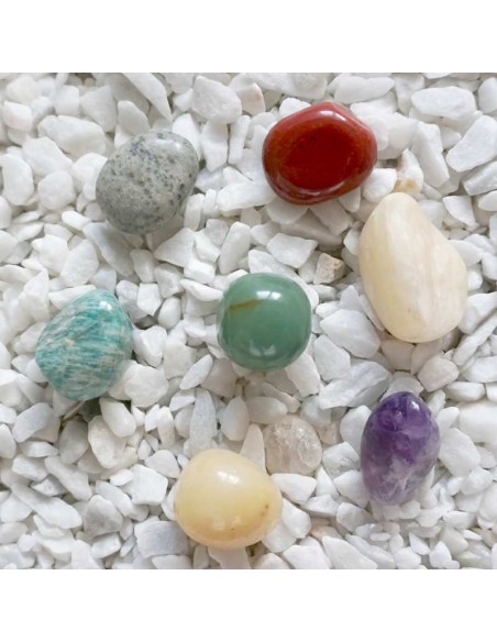 Set de 7 Piedras Energéticas para los Chakras: Equilibra tu Energía y Bienestar