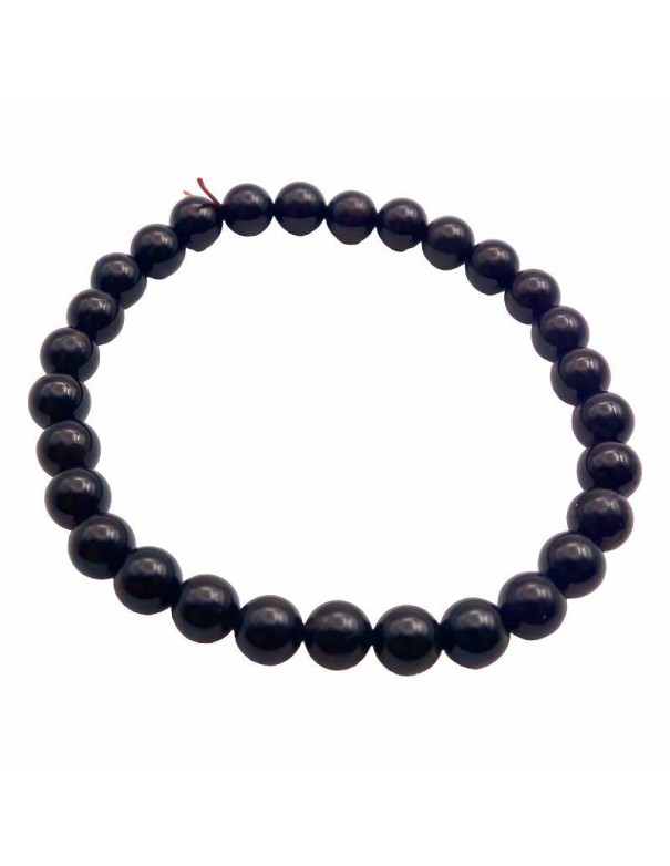 Pulsera de Turmalina Negra de 6mm - Protección y Purificación Energética