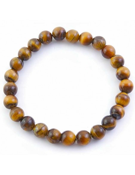 Pulsera de Ojo de Tigre para Hombre 8,5mm - Protección y Fuerza