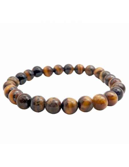 Pulsera de Ojo de Tigre para Hombre 8,5mm - Protección y Fuerza