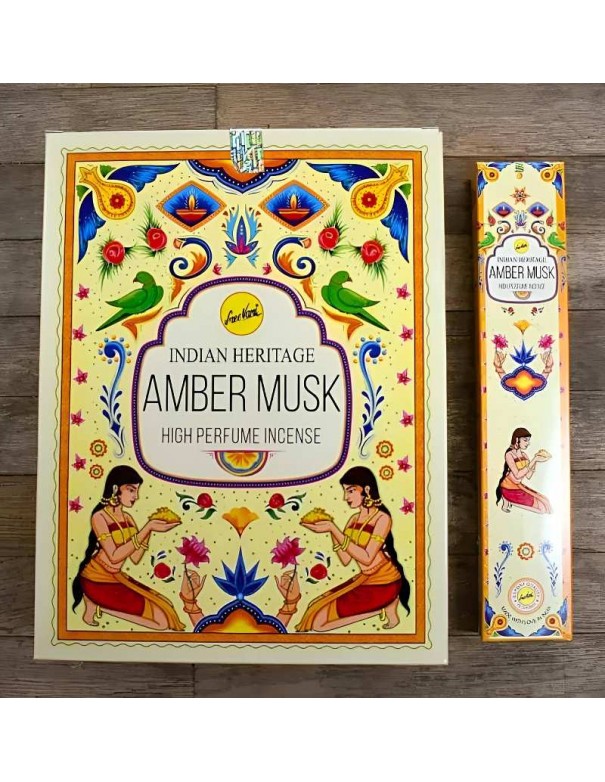 Incienso Premium Ámbar Musk de SreeVani: La Esencia del Amor
