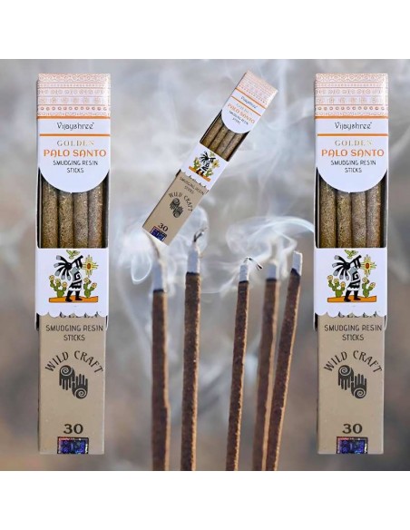 Incienso de Palo Santo Golden Vijayshree Wild Craft: Purificación y Bienestar Natural