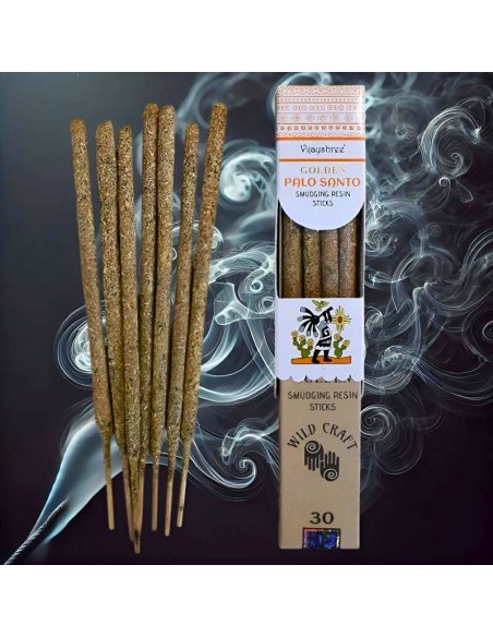 Incienso de Palo Santo Golden Vijayshree Wild Craft: Purificación y Bienestar Natural