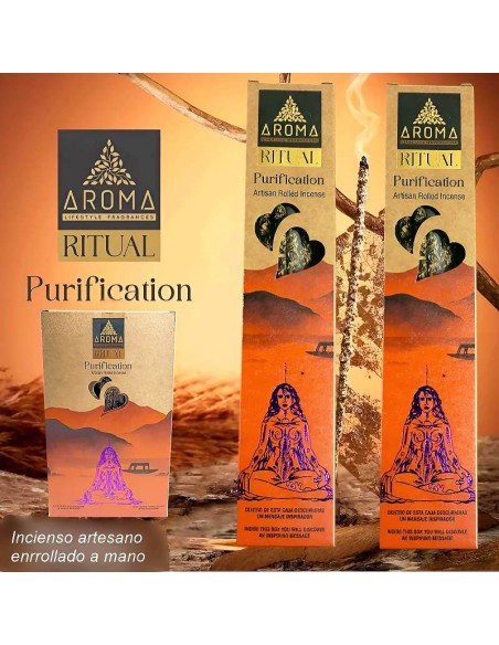 AROMA Ritual Purificación: Incienso Artesanal para Limpieza Espiritua
