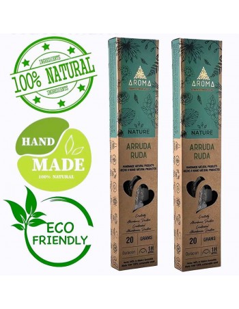 Incienso Orgánico de Ruda – Protección y Energía Positiva