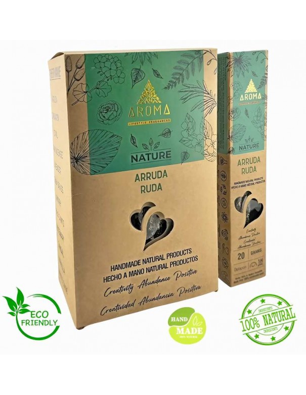 Incienso Orgánico de Ruda – Protección y Energía Positiva