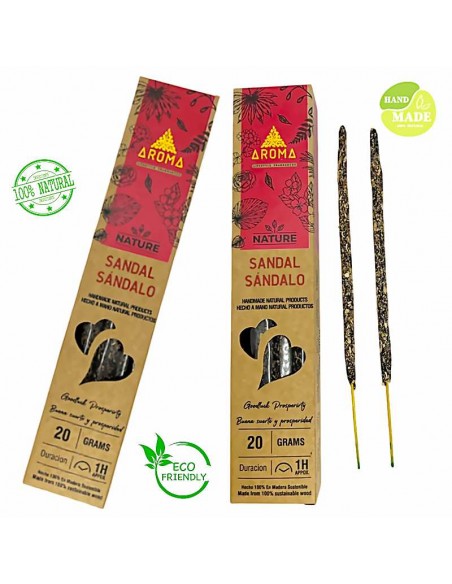 Incienso Orgánico de Sándalo – Armonía y Relajación en Cada Fragancia