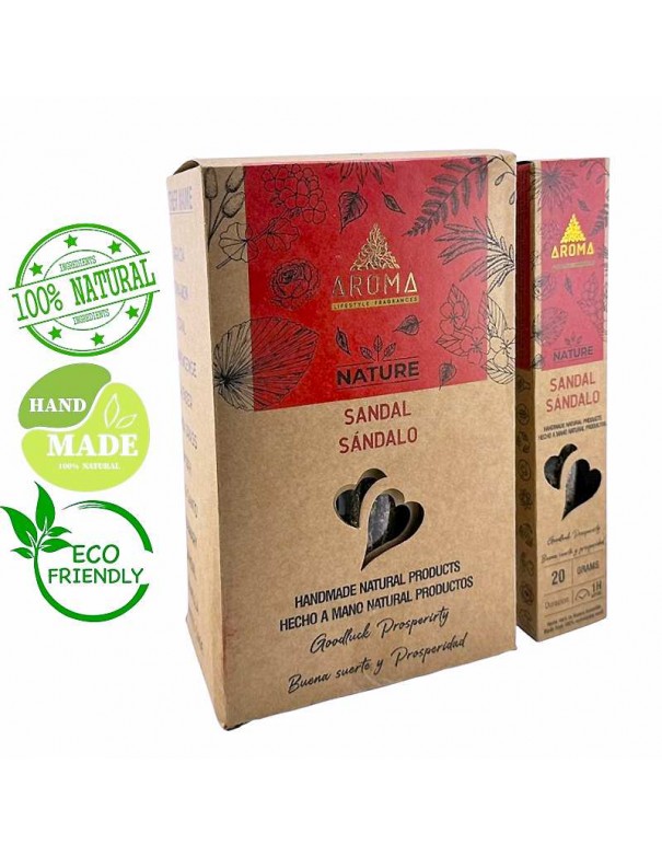 Incienso Orgánico de Sándalo – Armonía y Relajación