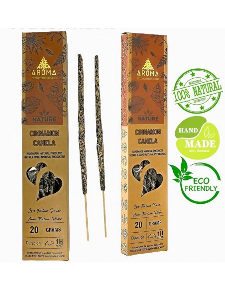 Incienso Orgánico de Canela – Energía, Calidez y Armonía en Cada Varilla
