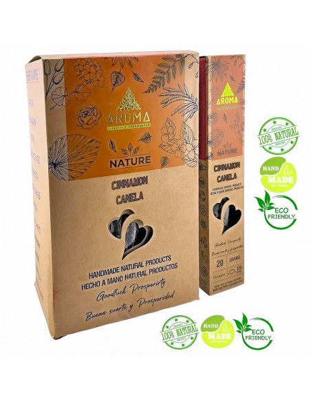Incienso Orgánico de Canela – Energía, Calidez y Armonía en Cada Varilla