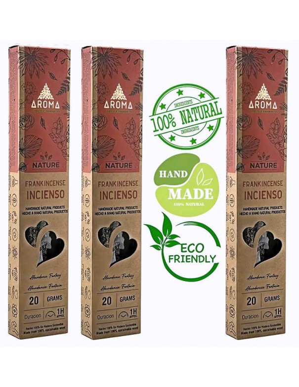Incienso Orgánico Frankincense – Elevación Espiritual y Armonía | aromas naturales