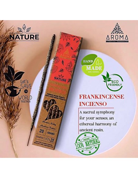 Incienso Orgánico Frankincense – Elevación Espiritual y Armonía | aromas naturales