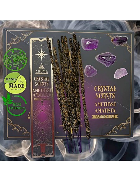 Incienso Aroma Amatista la Magia del Cristal – Armonía y Energía Positiva